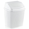 Відро для сміття OZ-ER Plastik KNIT 6.2л, білий (O005-X24)