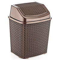 Відро для сміття OZ-ER Plastik KNIT 6.2л, коричневий (O005-X23)