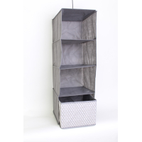 Органайзер HOME вертикальний 4 рівня 30*30*84см, French Grey (485548-RO)