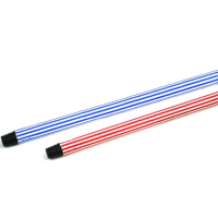Ручка для мітли, швабри Metalstick прорезинена, 120см * 0,23мм, зелено-біла (120REZ-G-RO)