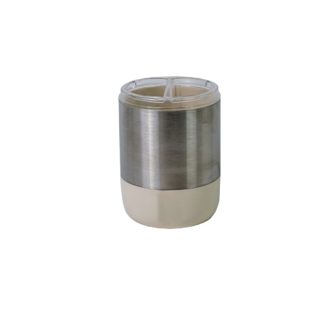 Склянка для зубних щіток Prima Nova LIMA XL, бежевий (SA08-09) - фото № 1