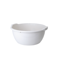 Таз господарський Алеана круглий 12л, біла роза (121061-б.роза)