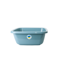 Таз квадратний Алеана 14л, сизий блакитний (121044-сиз.блак)