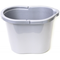 Відро для прибирання овальне 13л Tuttomop 00135, сріблястий (SOV13SS-silver)